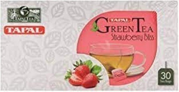 Tapal - Strawberry Bliss Green Tea, 45g (30 tea bags)