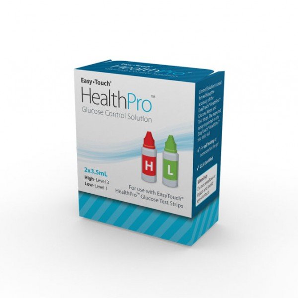 HealthPro Glucose Control Solution - Hi & Low (2x3.5ml)