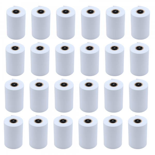 4" x 100' Z-PERFORM 1000D THERMAL RECEIPT PAPER ROLLS. MADE IN USA. - 24 ROLLS