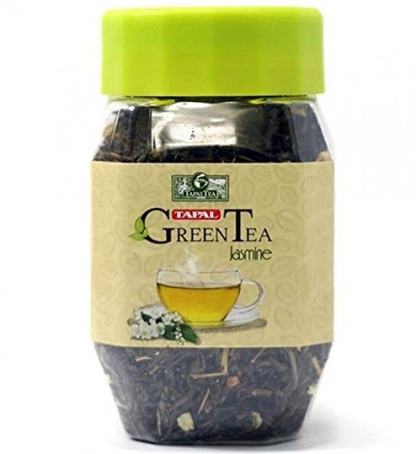 Tapal Loose Jasmin Green Tea Jar 3.52 Oz. (100g)