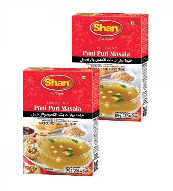 Shan Pani Puri Masala 100g - 2 Packs