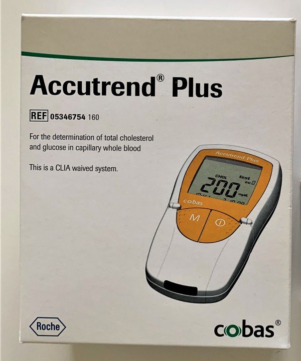 Roche Accutrend Plus Blood Cholesterol Meter Kit REF # 05346754160