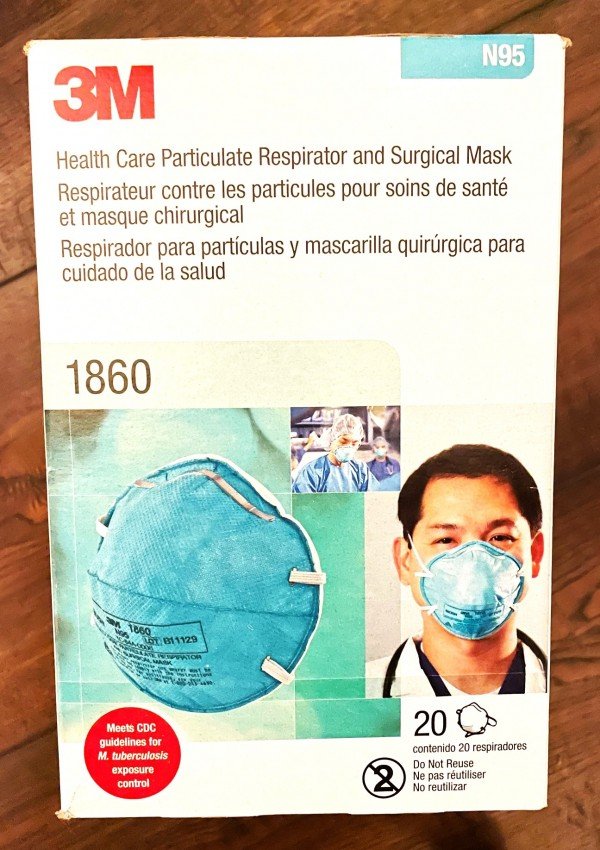 3M Health Care Particulate Respirator & Surgical Mask N95 - Regular (6 Each)