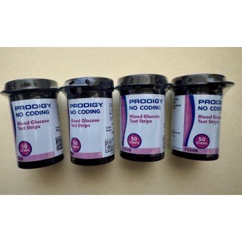 Prodigy No Coding Blood Glucose Test Strips - 200 Ct. Item # 73200 Expiration : 11/2026