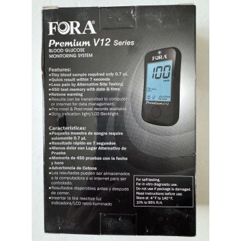 FORA Premium V12 Glucose Meter Starter Kit