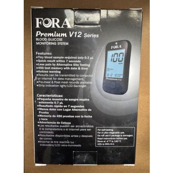FORA Premium V12 Glucose Meter Starter Kit