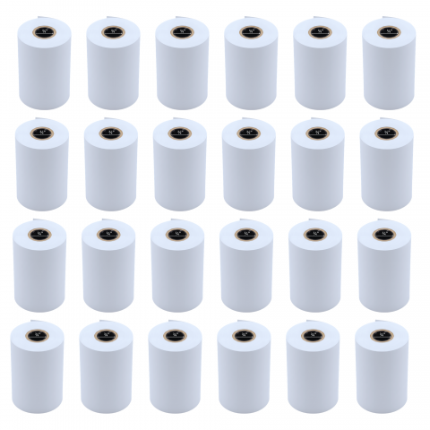 4" x 100' Z-PERFORM 1000D THERMAL RECEIPT PAPER ROLLS. MADE IN USA. - 24 ROLLS
