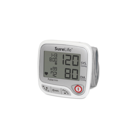 SureLife® Premium Wrist Blood Pressure Monitor (Talking)