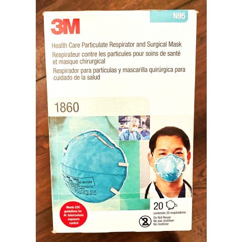 3M Health Care Particulate Respirator & Surgical Mask N95 - Regular (6 Each)