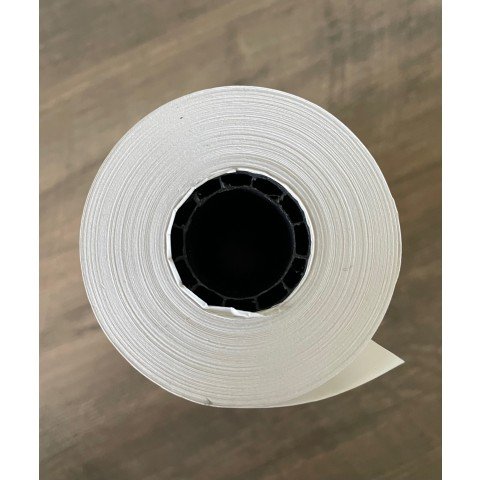 4 1/8" x 125' Standard 48g Thermal Paper Roll (0.75" Core) - 1 Roll. Made in USA.