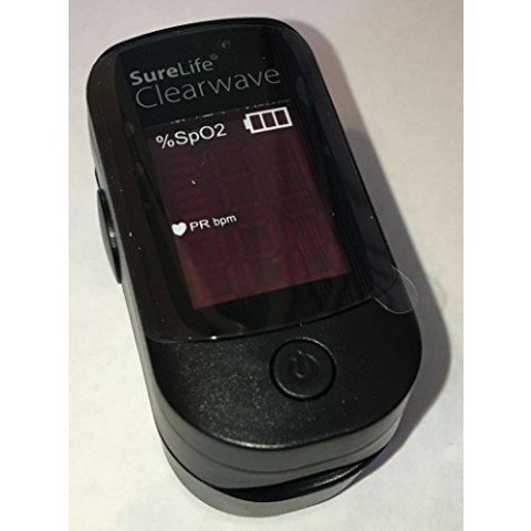 Surelife Clearwave Finger Pulse Oximeter - Item # 860310
