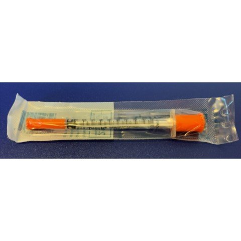 EasyTouch® Special Edition (Individually Packed) 20 Count 28g 0.5cc 1/2" U-100 Insulin Syringes 