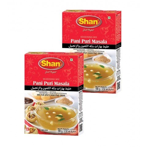 Shan Pani Puri Masala 100g - 2 Packs