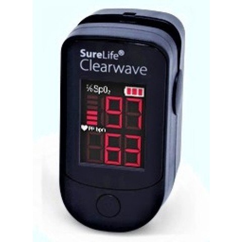 Surelife Clearwave Finger Pulse Oximeter - Item # 860310